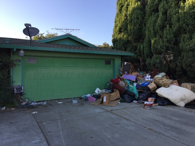 Union City hoarder house